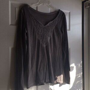 Maurices gray top size medium